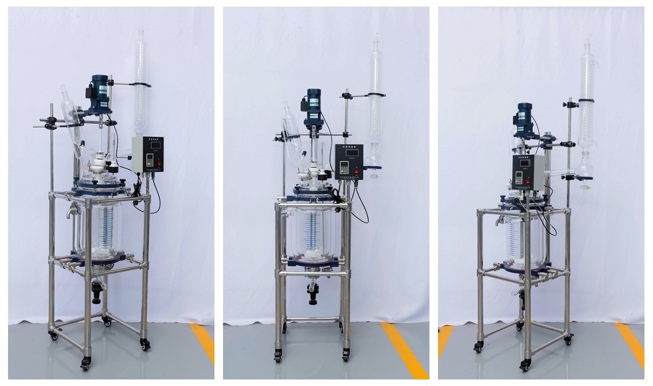 10—20L双层玻璃反应釜