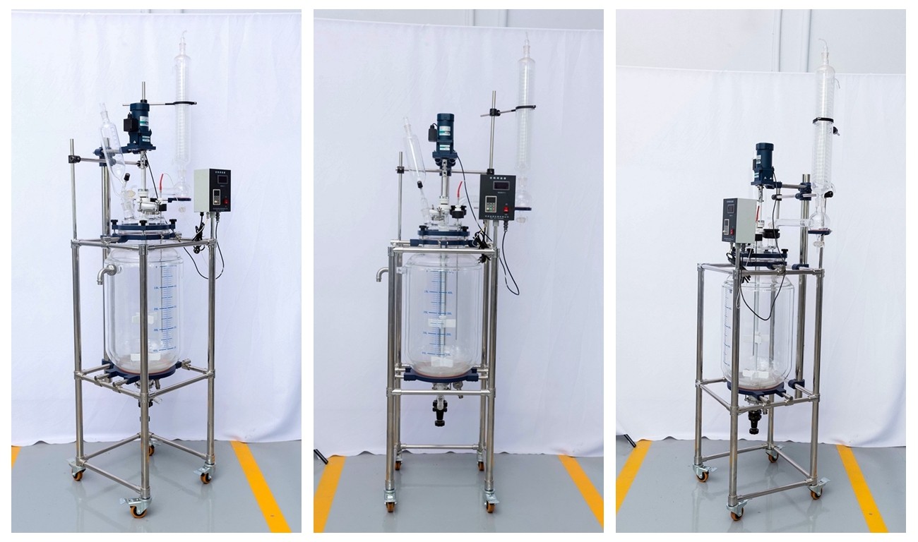 30—100L双层玻璃反应釜